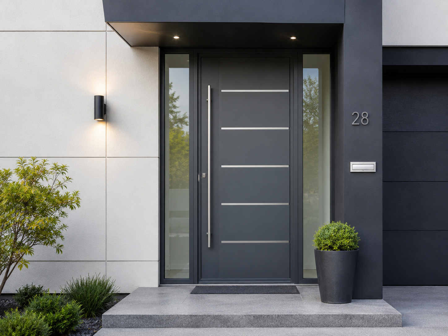 Aluminium doors